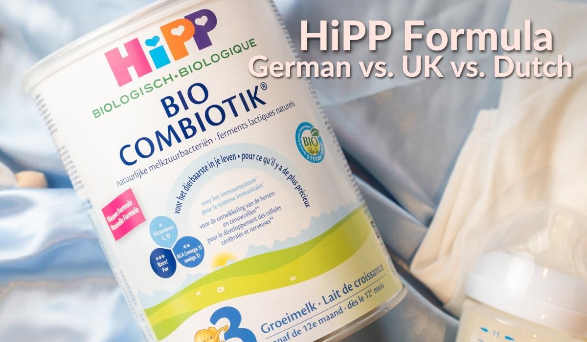 HiPP Organic Baby Formula: German vs. Dutch vs. UK