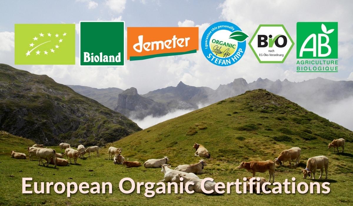 European Organic Certification: Demeter, Naturland, Bioland and EU organic