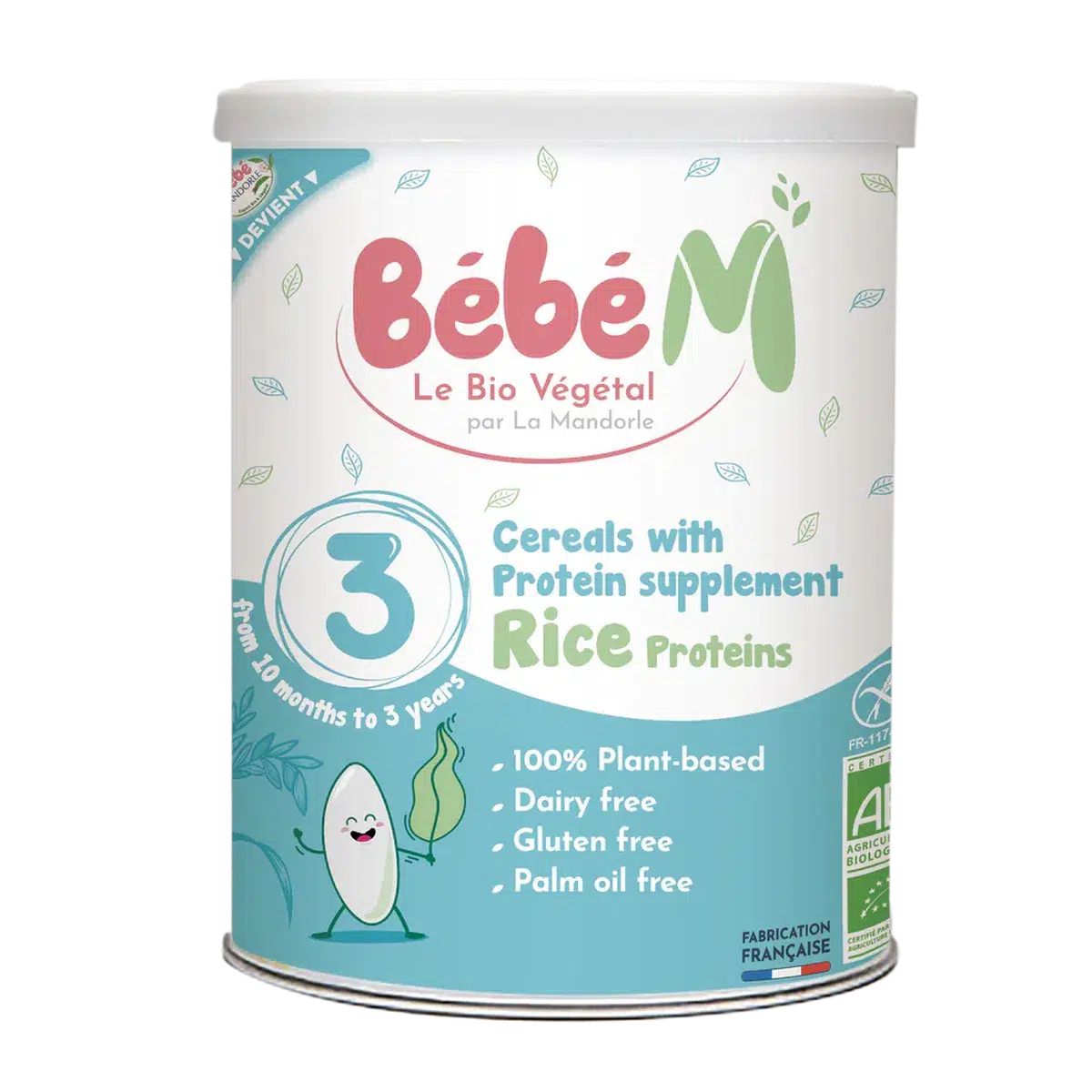 🎁 Bebe M (Bebe Mandorle) Organic Rice Protein Supplement Cereal - Stage 3 (10+ months) - (600g) (100% off)