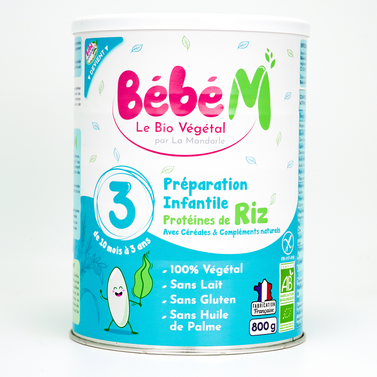 🎁 Bebe M (Bebe Mandorle) Organic Rice Protein Supplement Cereal - Stage 3 (10+ months) - (600g) (100% off)