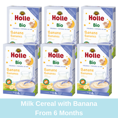 Holle Organic Milk Cereal with Bananas (250g), from 6 months