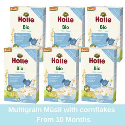 Holle Organic Junior Muesli Multigrain with Cornflakes (250g), from 10 months