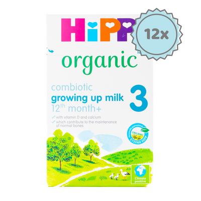 HiPP UK Stage 3 | Organic European Baby Formula | 12 cans