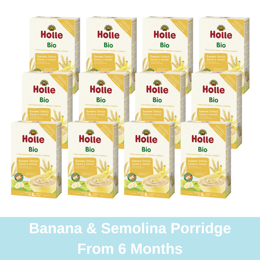 Holle Organic Fruit Porridge Banana-Semolina (250g), from 6 months