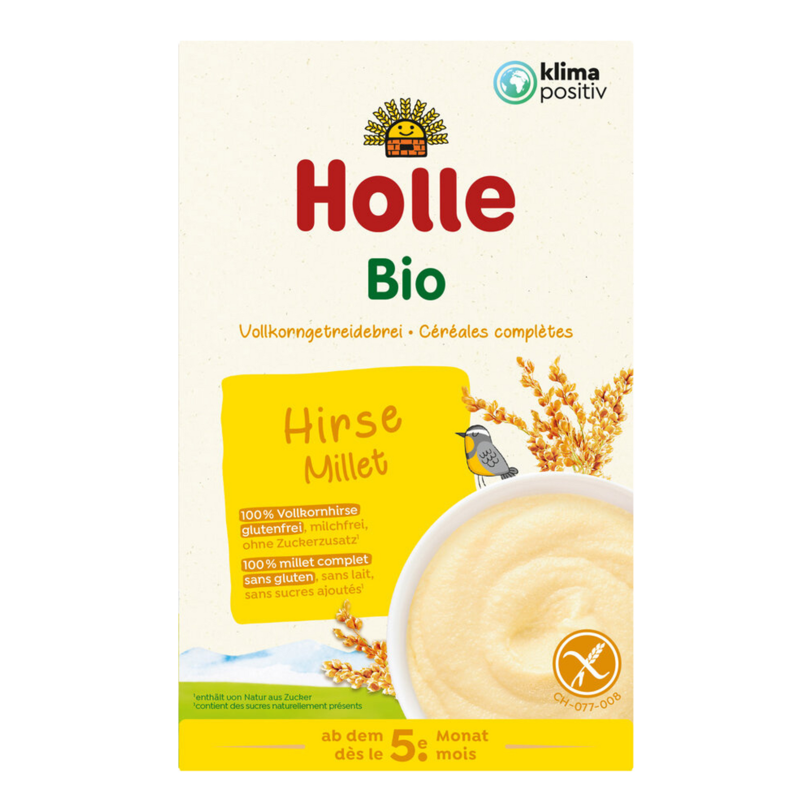 Holle Organic Millet Porridge (5+ Months) - 250g