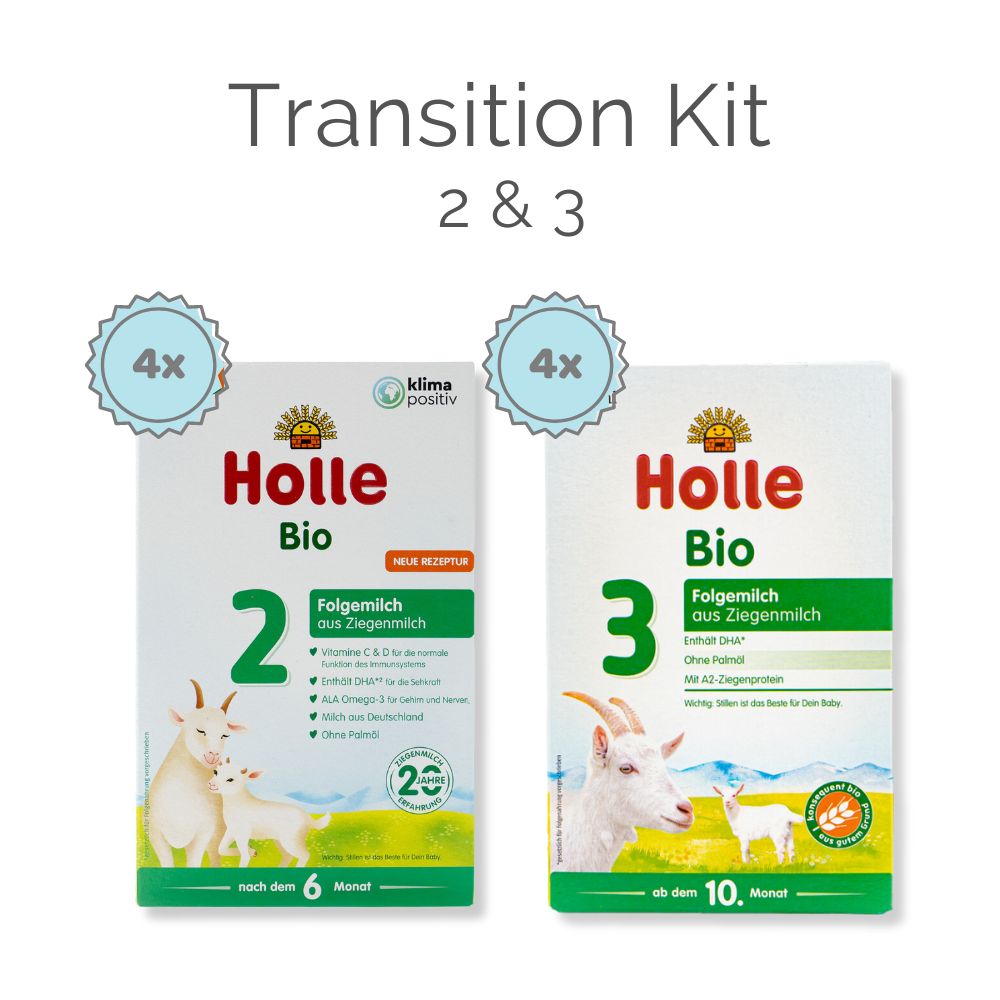 Holle Goat Stage 2 / 3 Transition Kit (400g) - 8 Boxes