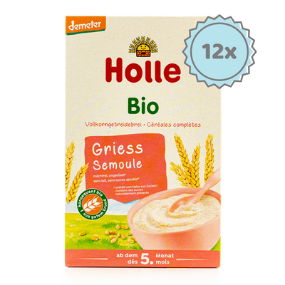 Holle Organic Semolina Porridge (5+ Months) - 250g