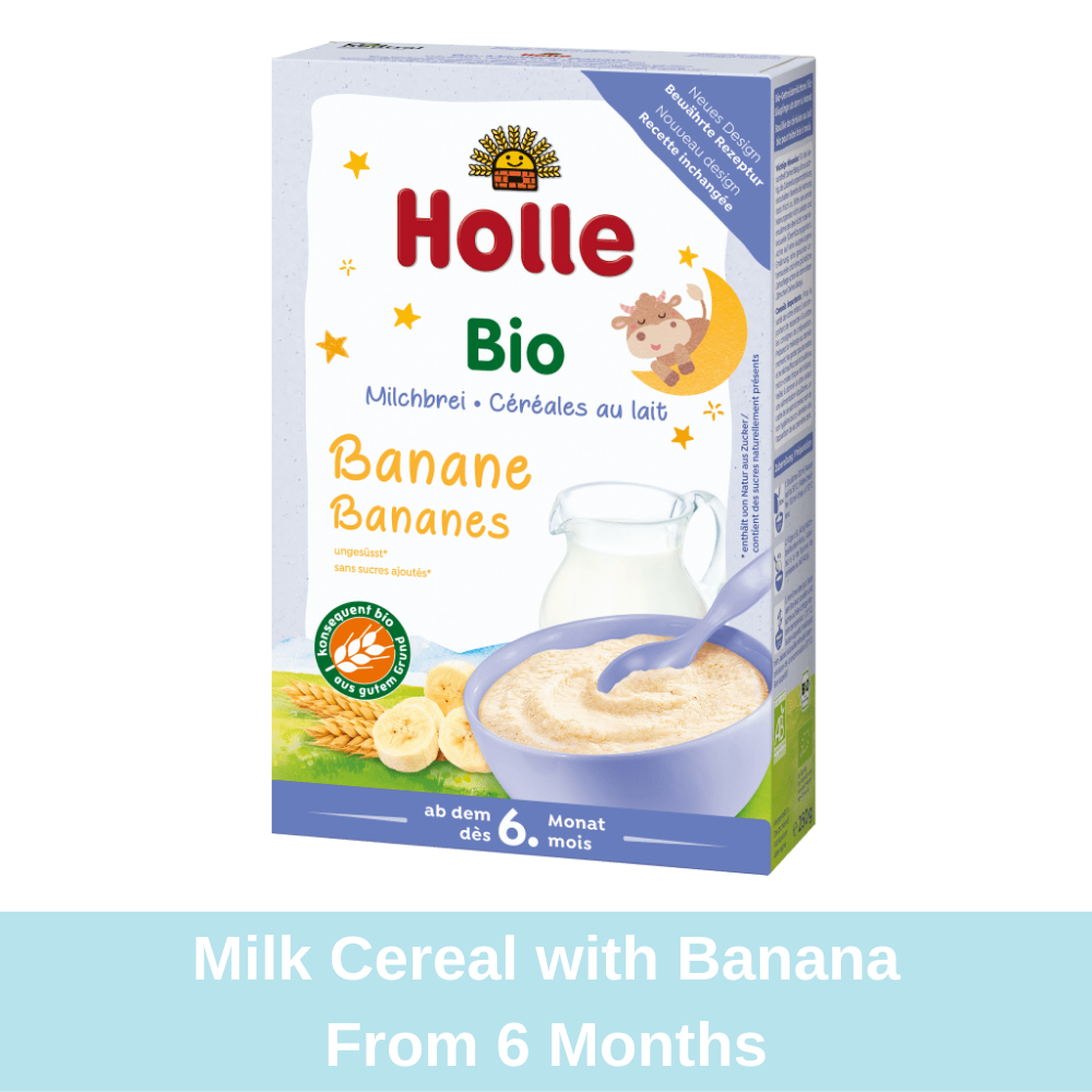 Holle Organic Milk Cereal with Bananas (250g), from 6 months