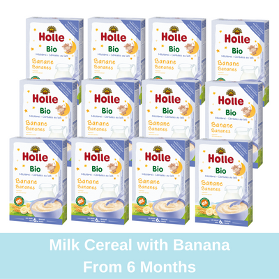 Holle Organic Milk Cereal with Bananas (250g), from 6 months