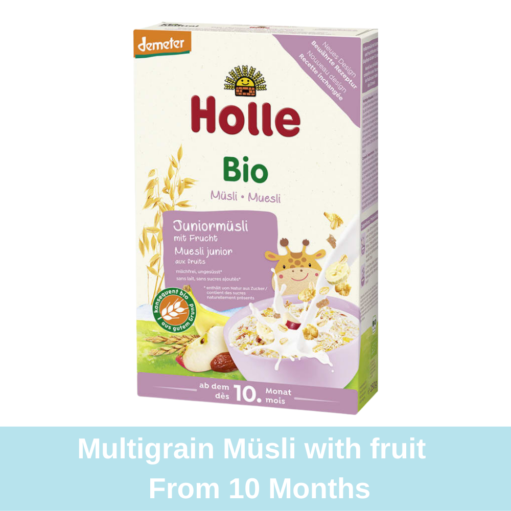 Holle Organic Junior Muesli Multigrain with Fruit (250g), from 10 months