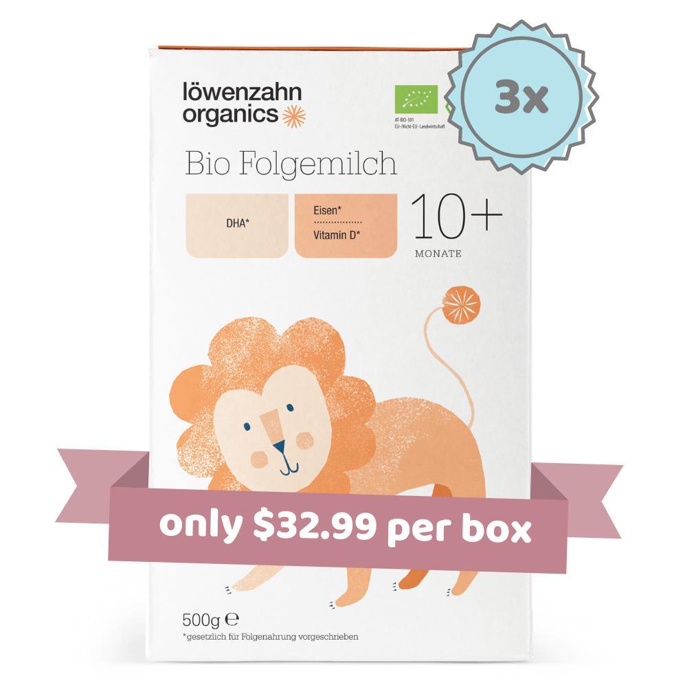 Löwenzahn Organics Follow-On Formula (Stage 3) - 3 Boxes