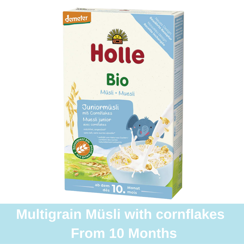 Holle Organic Junior Muesli Multigrain with Cornflakes (250g), from 10 months