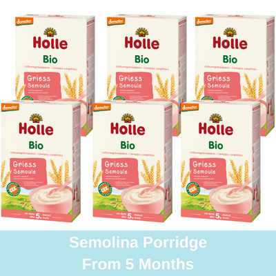 Holle Organic Semolina Porridge (250g), from 5 months