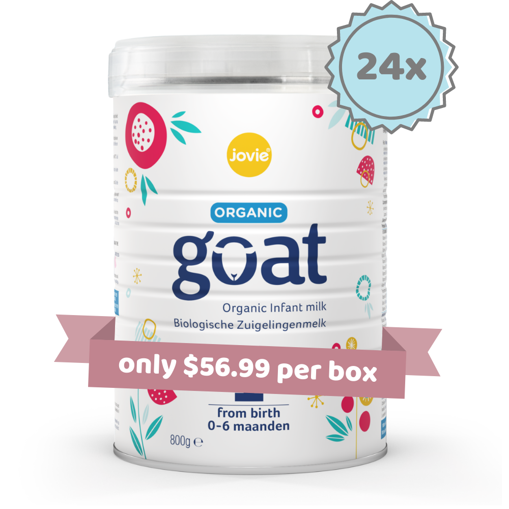 Jovie Stage 1 Organic First Infant Goat Milk Formula (800g) - 24 Tins