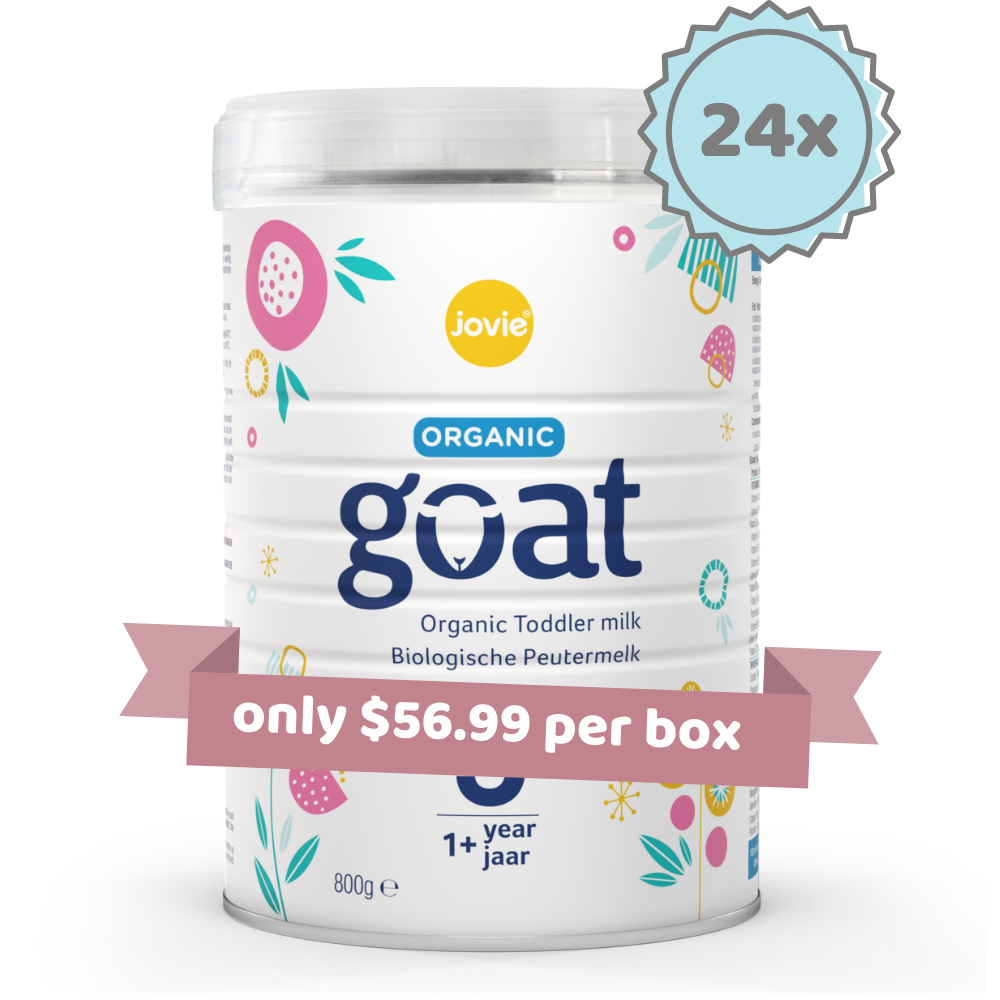 Jovie Stage 3 Organic Toddler Goat Milk Formula (800g) - 24 Tins