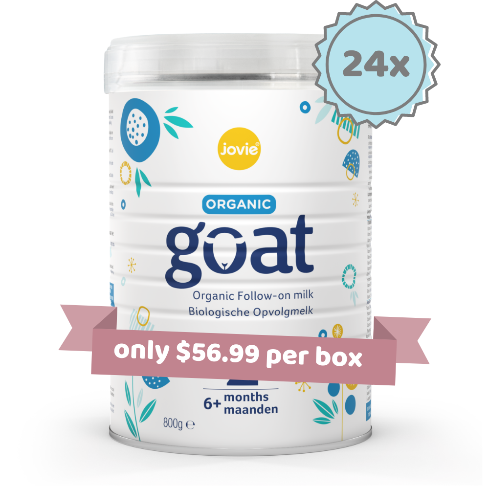 Jovie Stage 2 Organic Follow-on Goat Milk Formula (800g) - 24 Tins