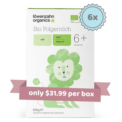 Löwenzahn Organics Follow-On Formula (Stage 2) - 6 Boxes