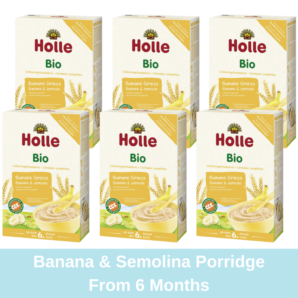 Holle Organic Fruit Porridge Banana-Semolina (250g), from 6 months