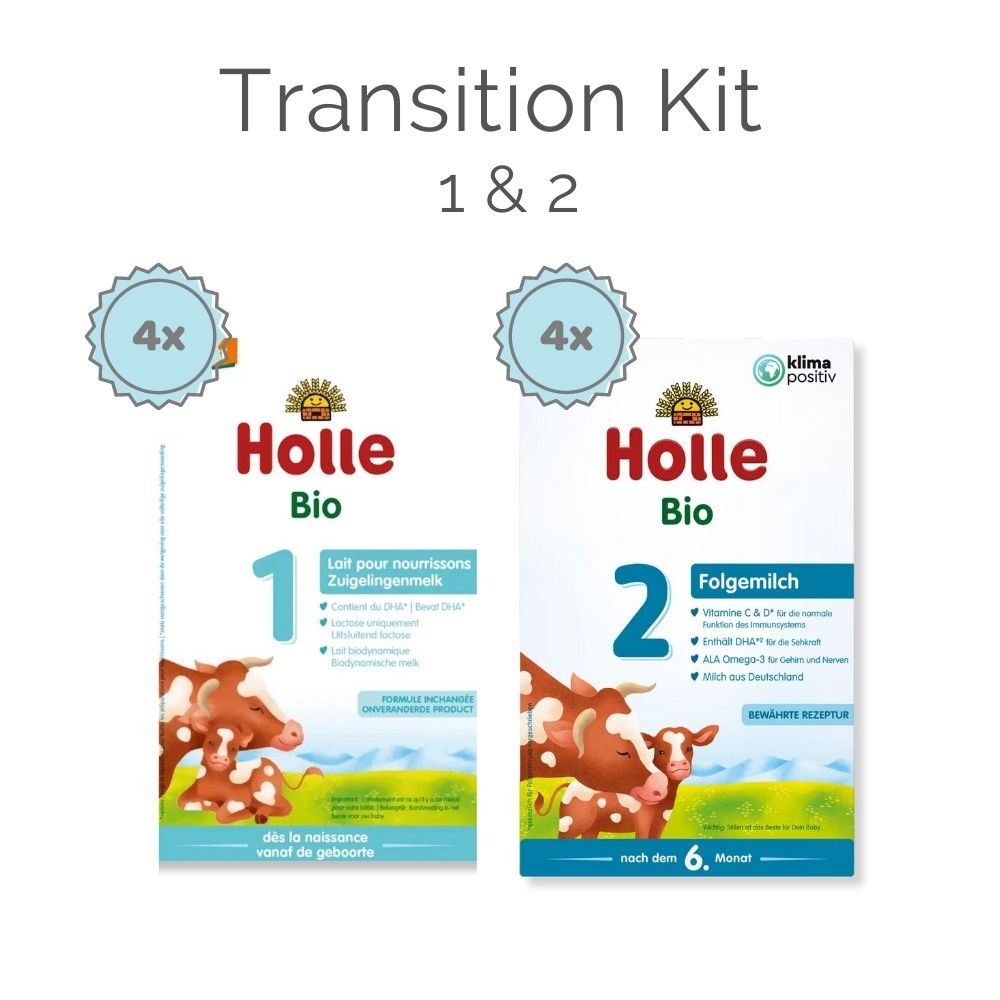 Holle Stage 1 / 2 Transition Kit (400g/600g) - 8 Boxes