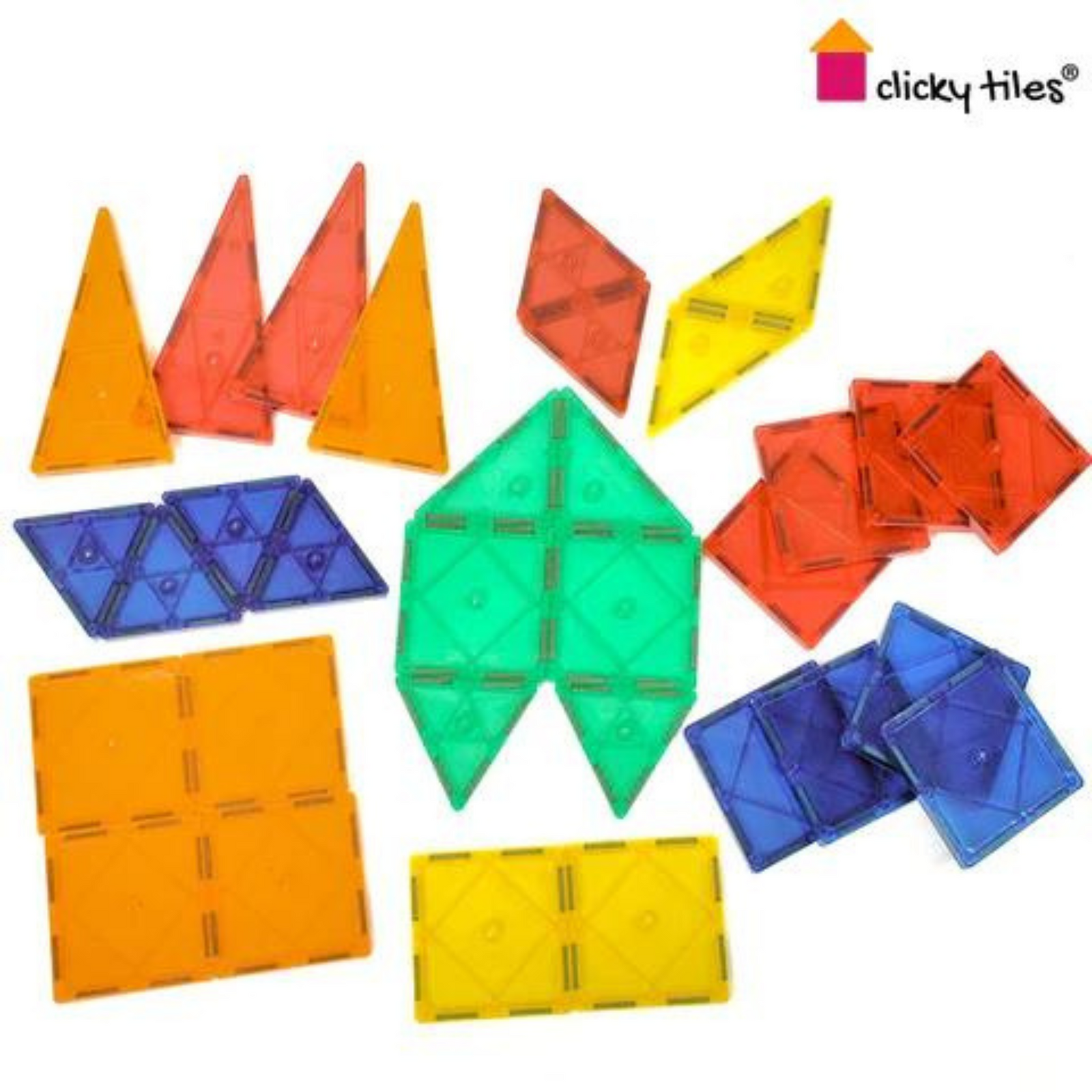 Clicky Tiles™ - Standard Set - 32 Pieces