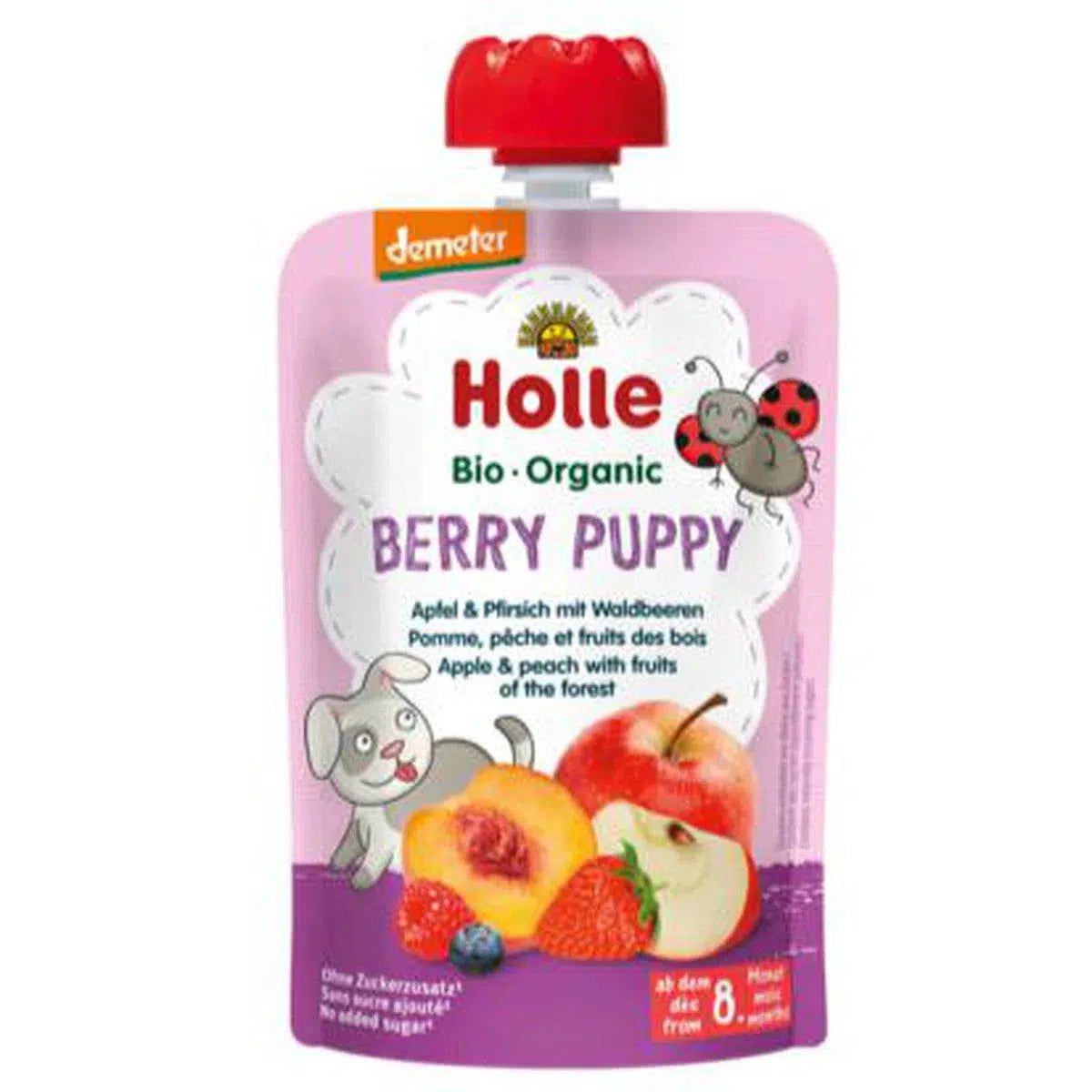Berry Puppy - Apple & Peach with Fruits of the Forest (100g), from 8 months