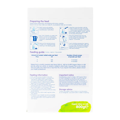HiPP UK Stage 1 Organic Combiotic First Infant Milk Formula | Preparation