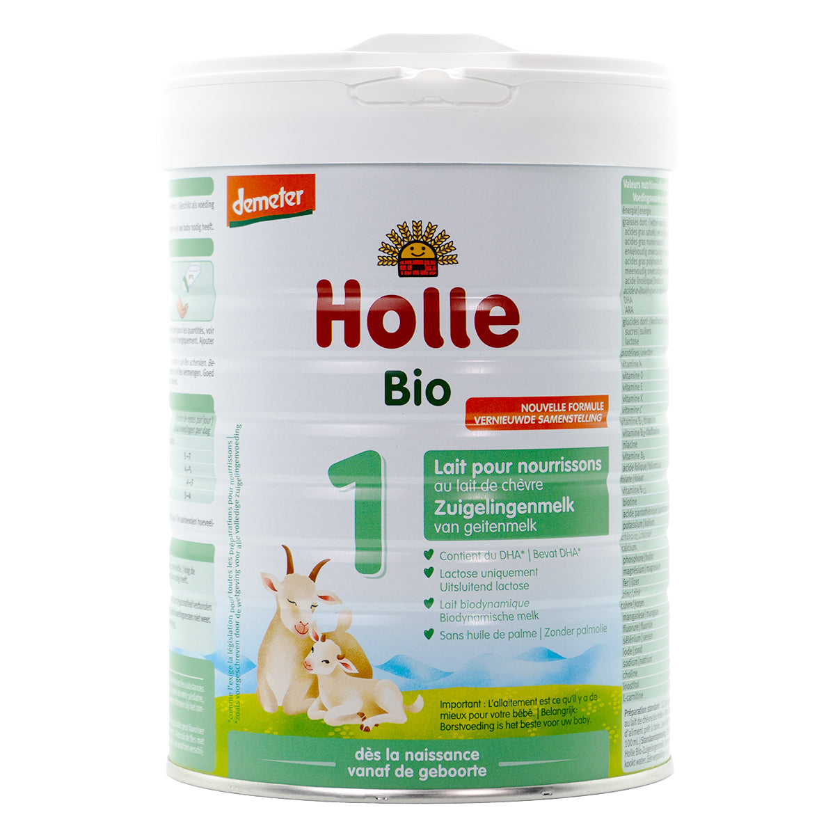 Holle Stage 1 (0-6 Months) Goat Milk Formula - Dutch Version | Organic European Baby Formula