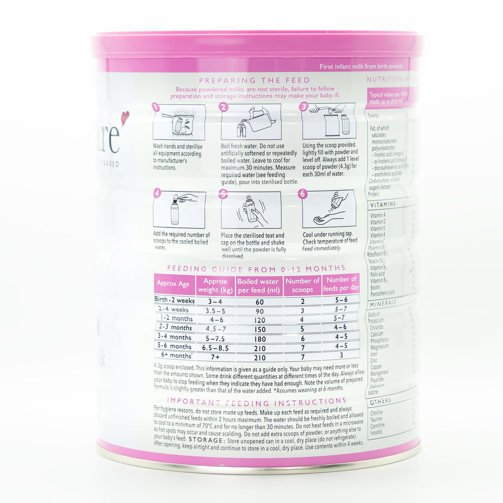 Nannycare Stage 1 | Organic European Baby Formula - Preparation