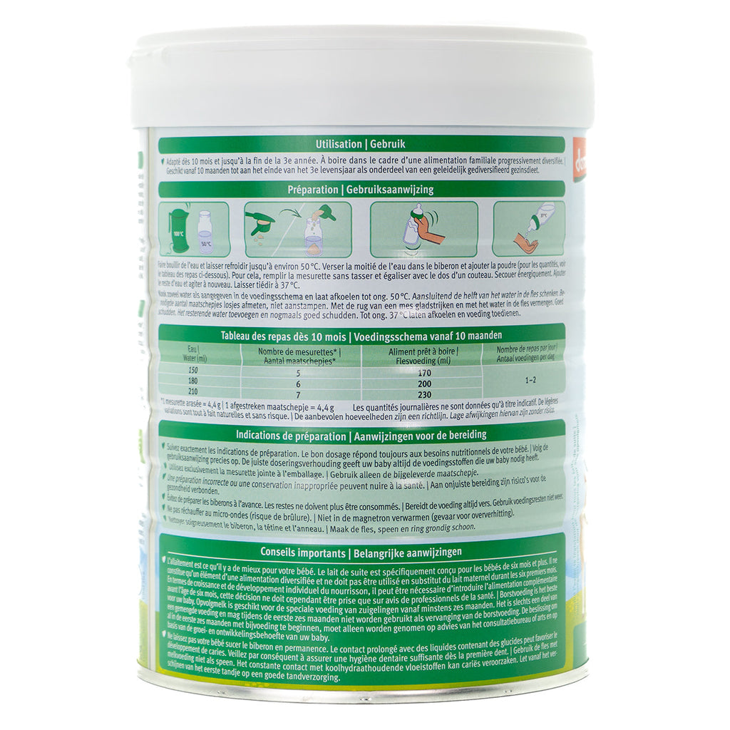 Holle Stage 3 (10+ Months) Goat Milk Formula: Dutch Version | Organic European Baby Formula | Preparation
