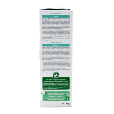 Holle A2 Stage 2 (6-12 Months) Formula | Organic European Baby Formula | Nutrition facts