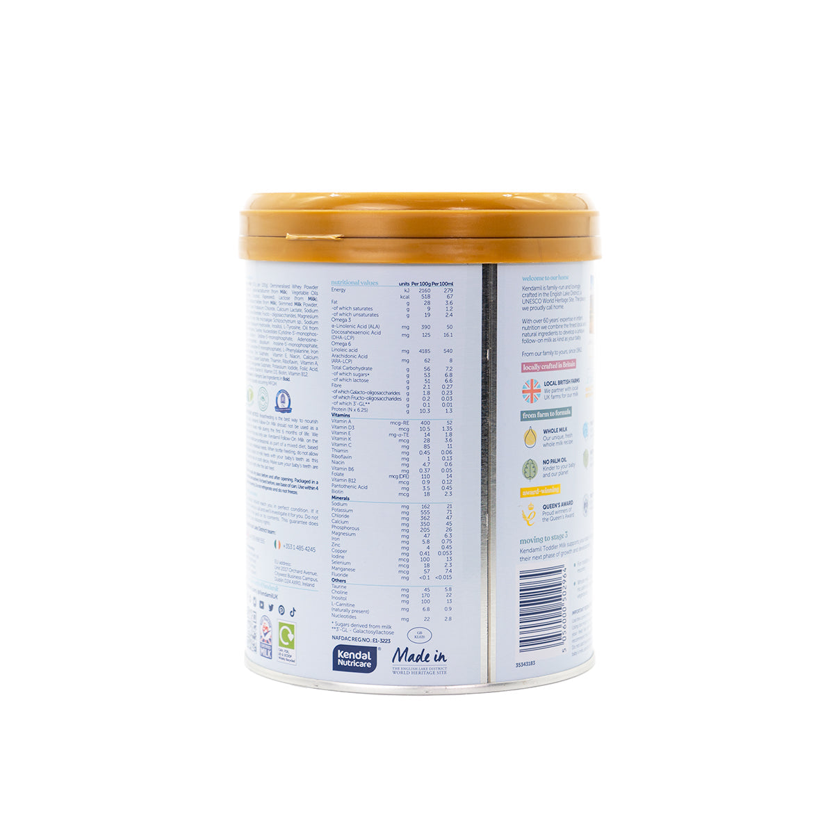 Kendamil Stage 2 (6-12 Months) Classic Milk Formula | Organic European Baby Formula | Nutrition Facts