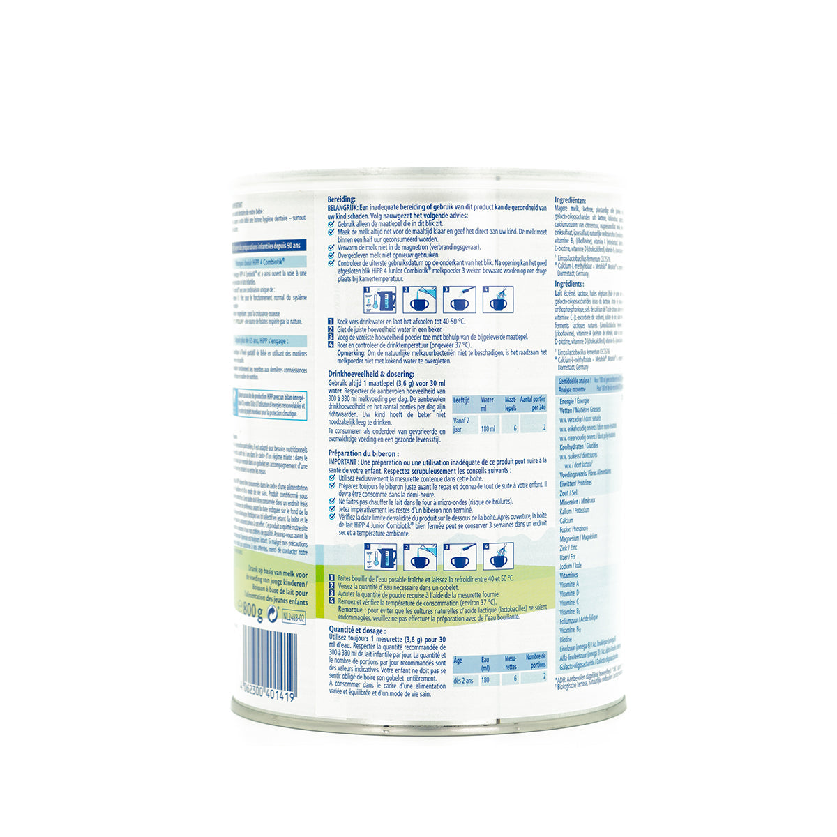 HiPP Dutch Stage 4 Combiotic Baby Formula | Instructions