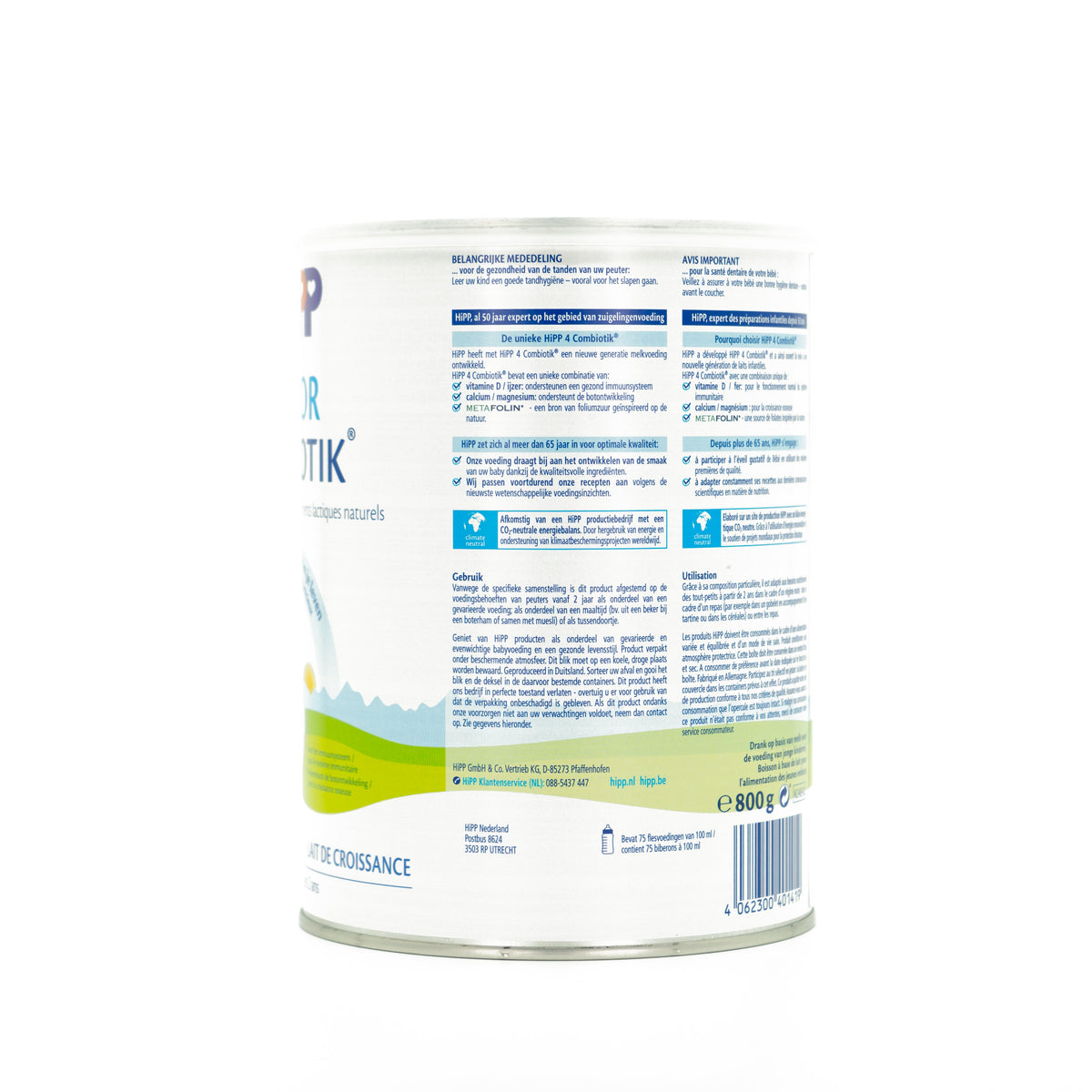 HiPP Dutch Stage 4 Combiotic Baby Formula | Instructions