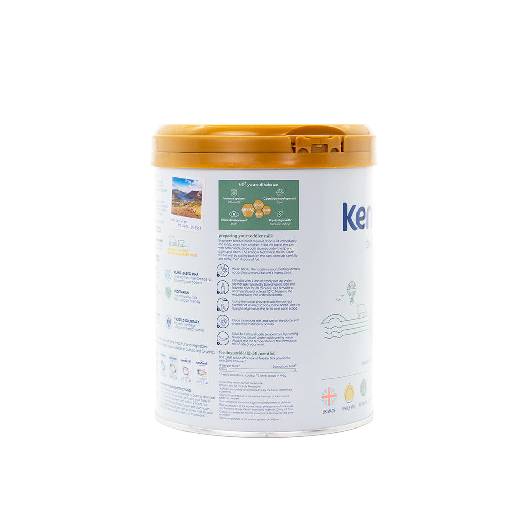 Kendamil Stage 3 (12+ Months) Classic Milk Formula | Organic European Baby Formula | Preparation 