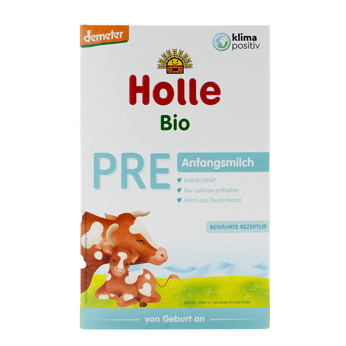 Holle Stage PRE (0+ Months) Organic Infant Formula (400g) | European Baby Formula 