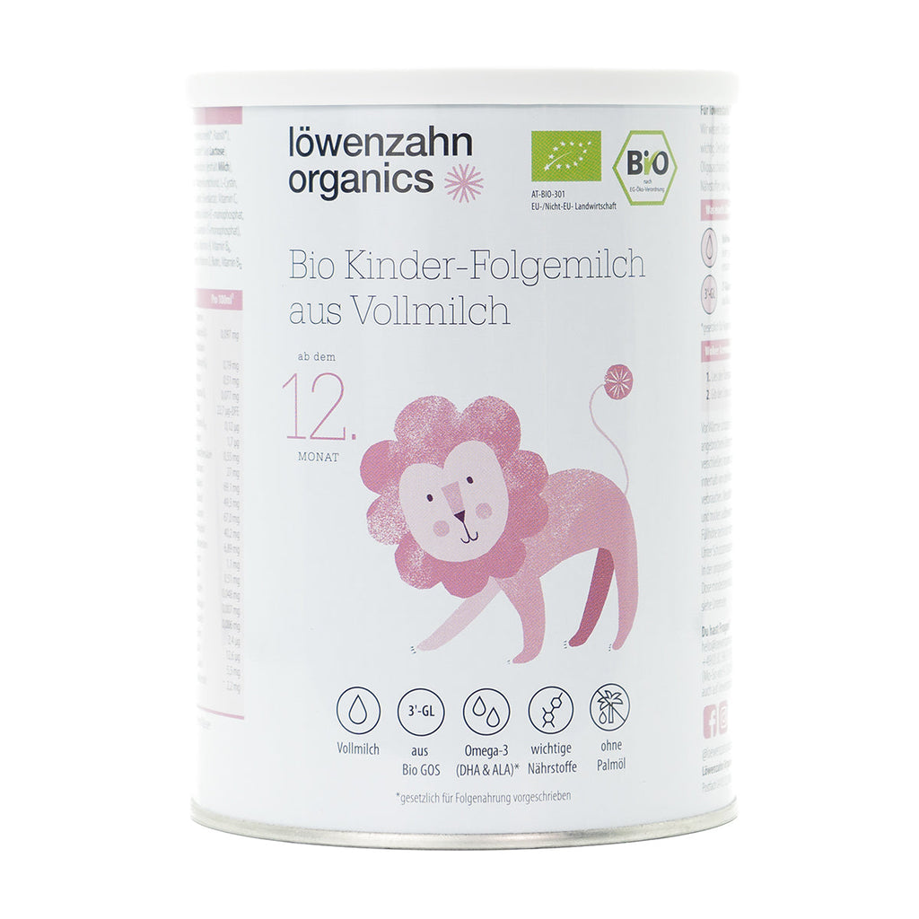 Löwenzahn Whole Cow's Milk Stage 3 | European Toddler Follow-On  Baby Formula 
