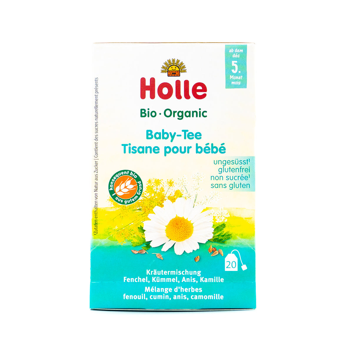 Holle Organic Baby Tea (20 tea bags) - from 5th Month | Organic Baby Tea