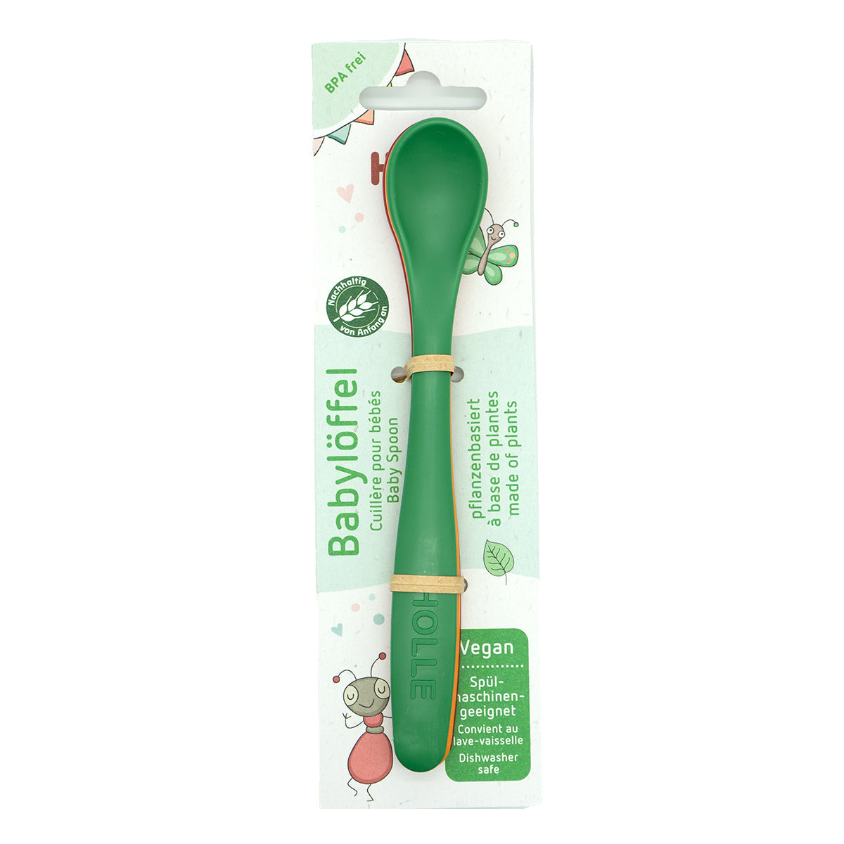 Holle Baby Spoons from Renewable Resources (4+ Months) | Organic&#39;s Best Shop
