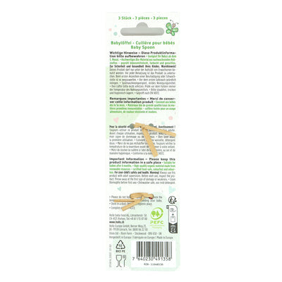 Holle Baby Spoons from Renewable Resources (4+ Months) | Organic's Best Shop