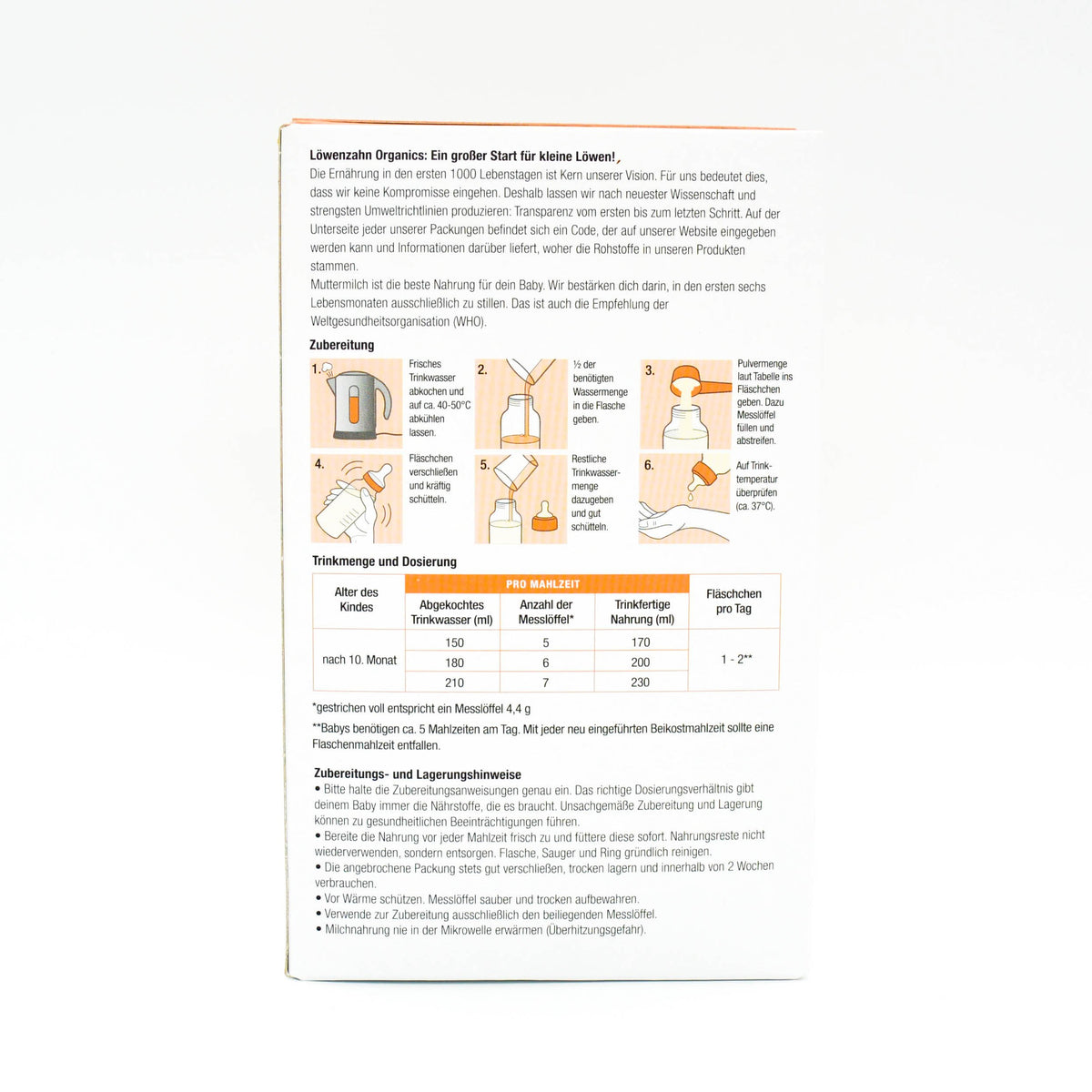 Preparation Description Löwenzahn Follow-On Formula (Stage 3)