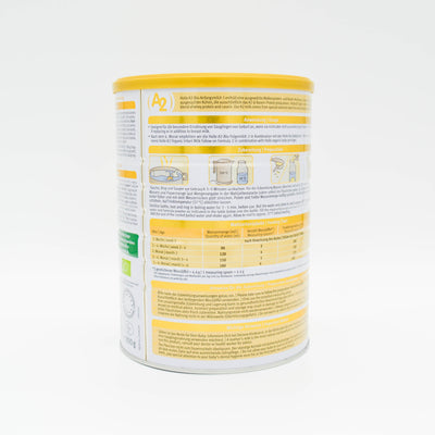 Preparation Description Holle A2 Milk Stage 1