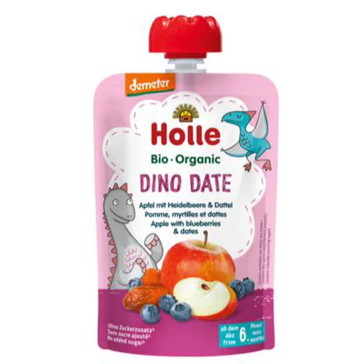 Dino Date - Apple with Blueberries & Dates (100g), from 6 months