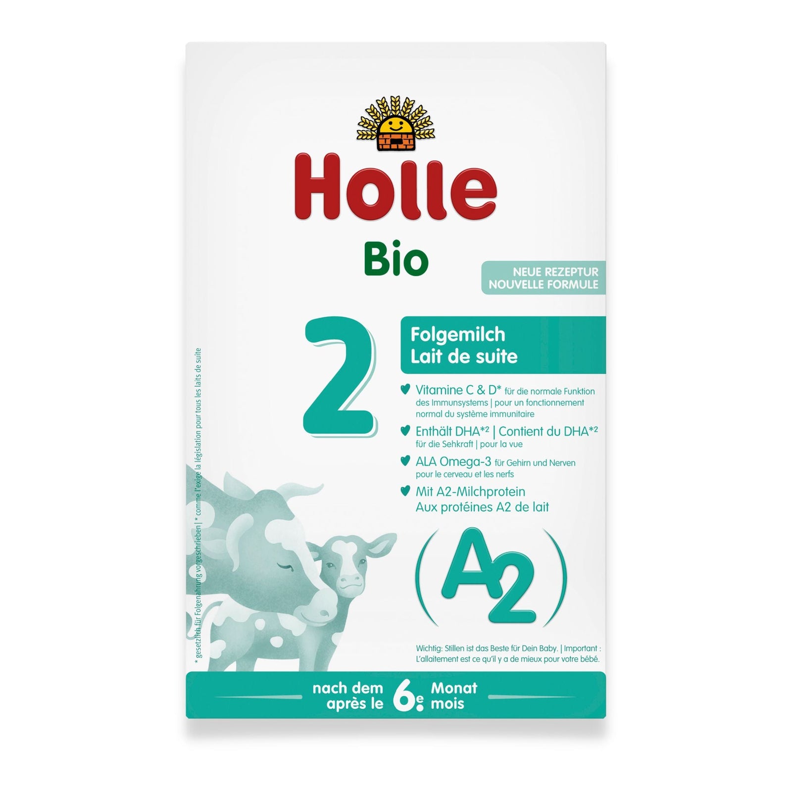Holle A2 Stage 2 (6-12 Months) Formula | Organic European Baby Formula 
