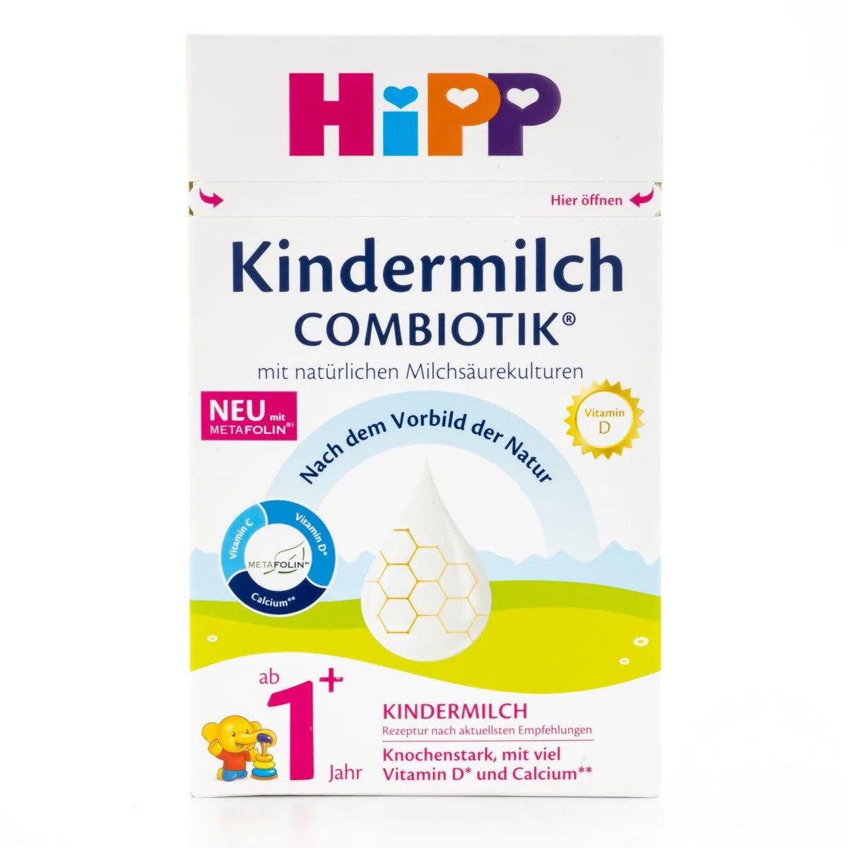 HiPP 1+ Kindermilch Formula 12+ Months (600g) - 12 Boxes