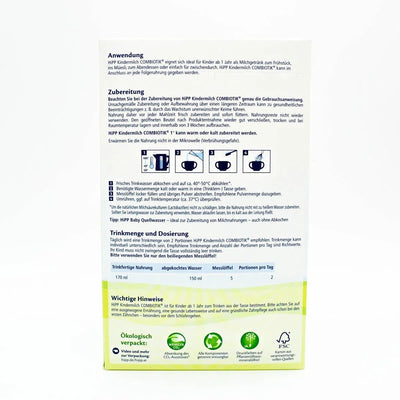 Preparation Description HiPP 1+ Years Combiotic Childrens' Milk (Stage 4) Formula (600g)