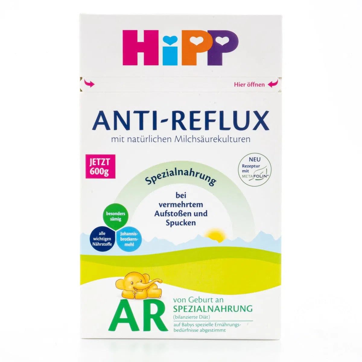 HiPP Anti-Reflux Special Formula (600g) - 12 Boxes