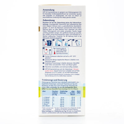 HiPP Anti-Reflux Special Formula | Baby Formula Preparation Instruction