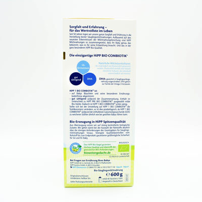 Description HiPP Bio Combiotik 1 Baby Formula
