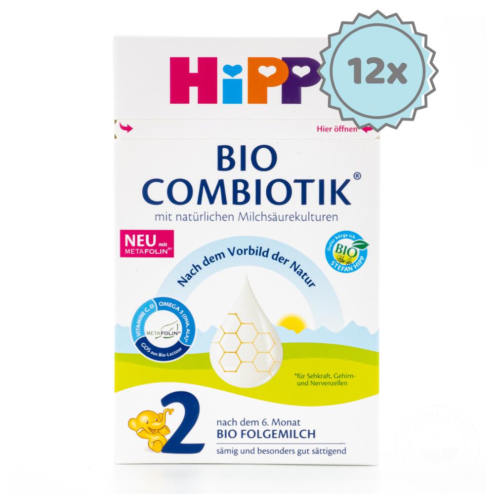 HiPP Stage 2 Combiotic Formula - German Version (600g) - 12 Boxes