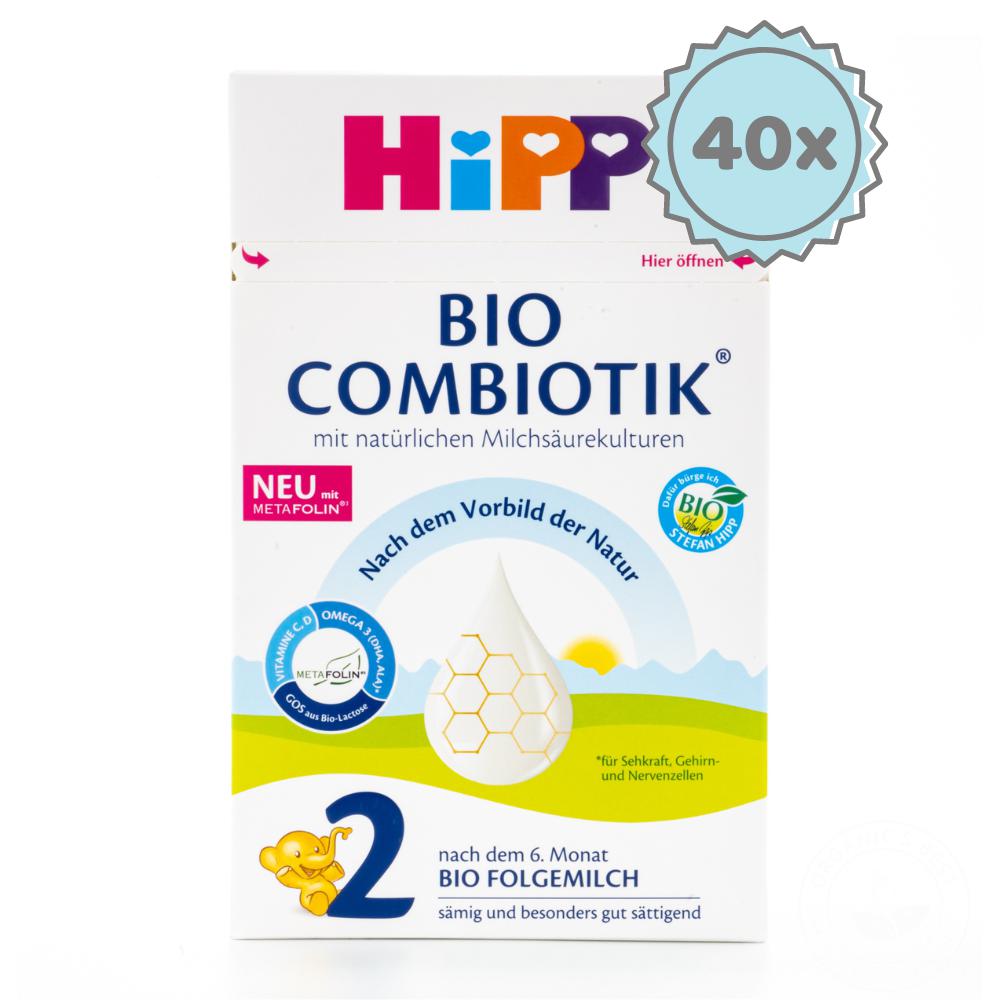 HiPP Stage 2 Combiotic Formula - German Version (600g) - 40 Boxes